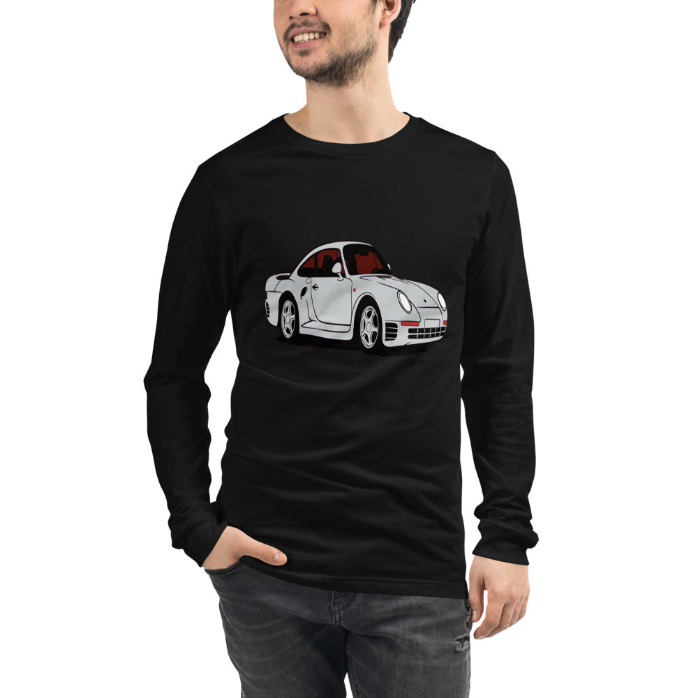 Manga Larga Porsche 911 Turbo - Modelo masculino