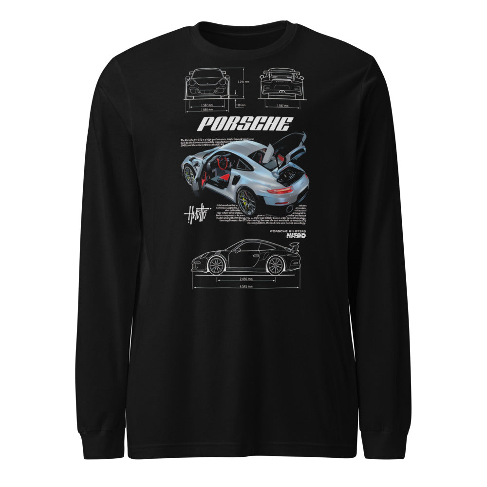 Manga Larga Porsche Anatomy - Frente