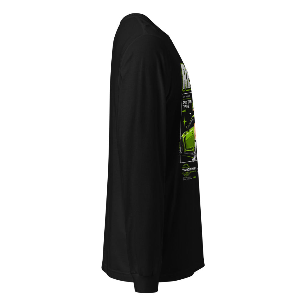 Manga Larga Refined Green Widebody Coupe Anime Girl - Lateral fantasma