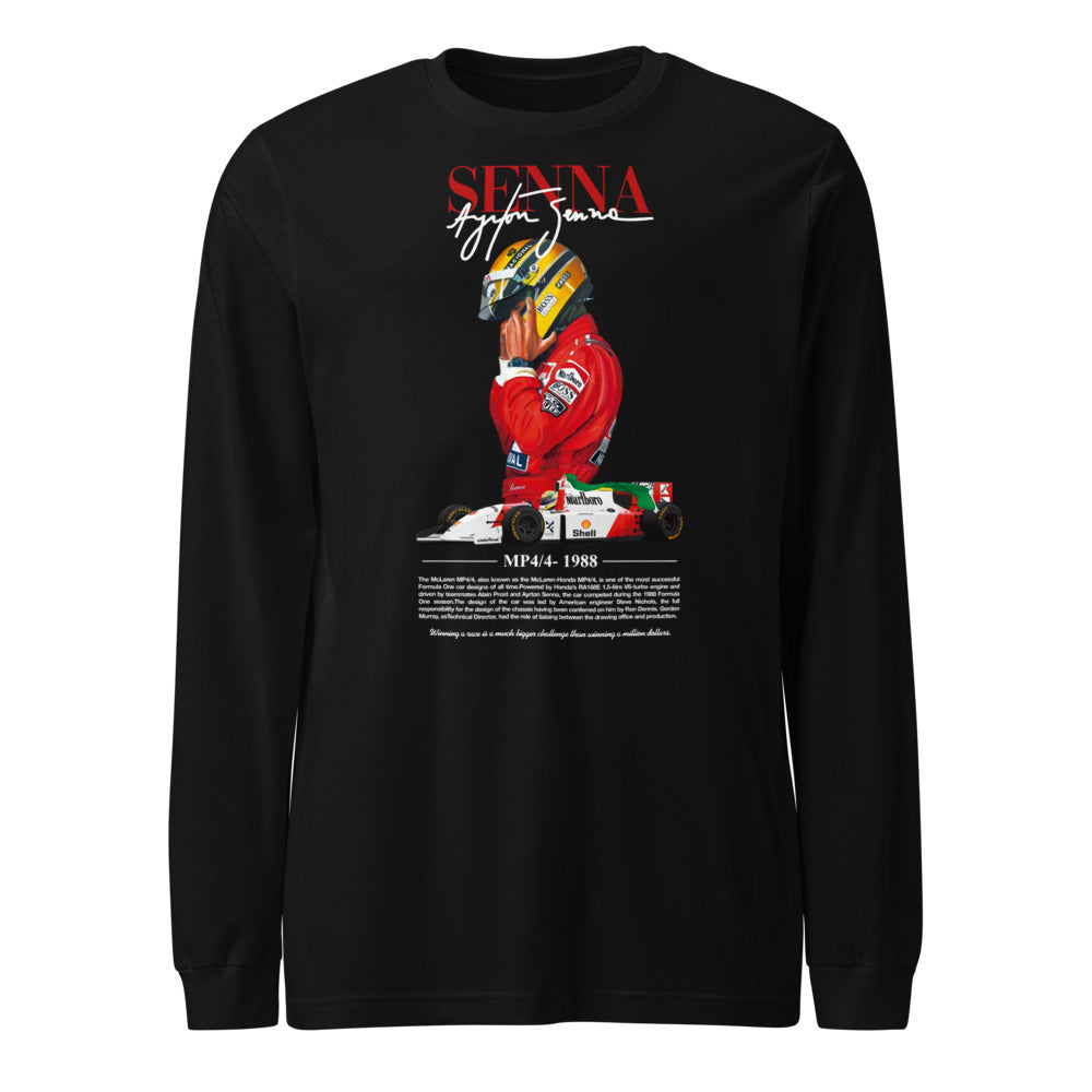 Manga Larga Senna 1988 - Frente