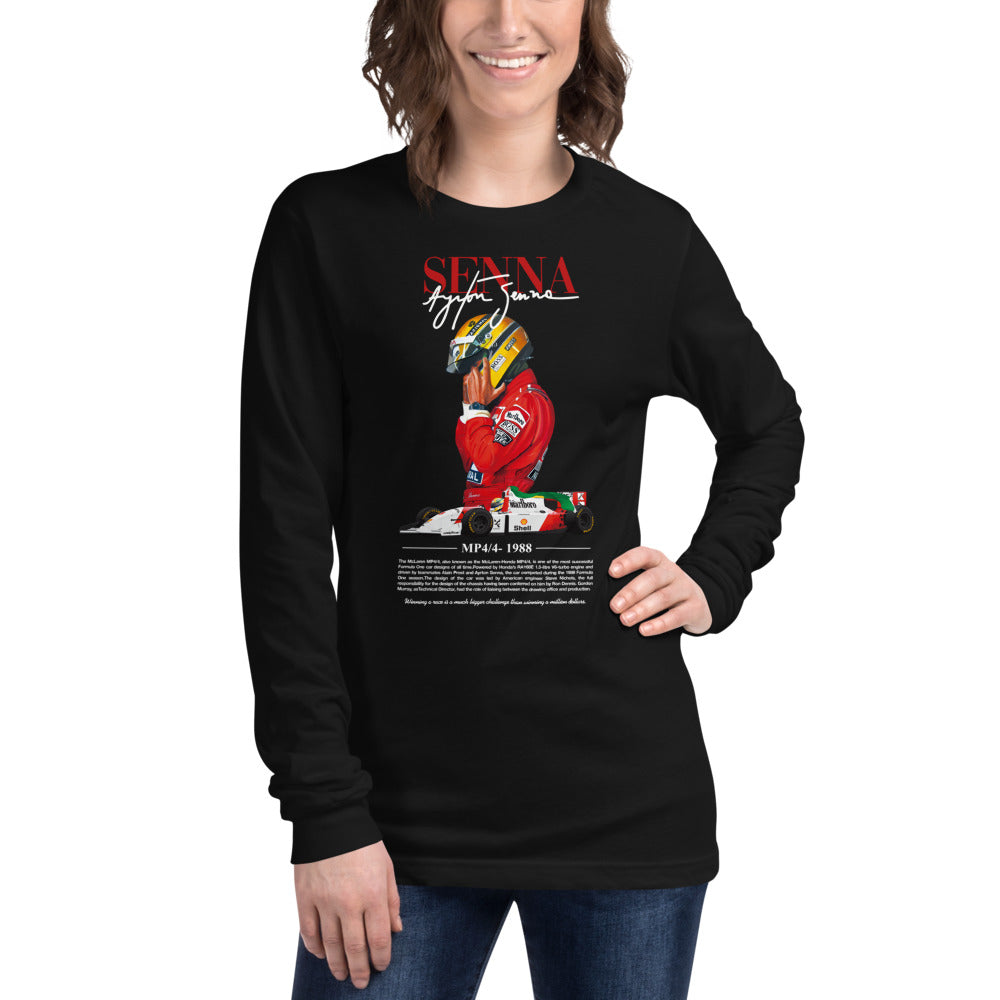 Manga Larga Senna 1988 - Modelo femenina