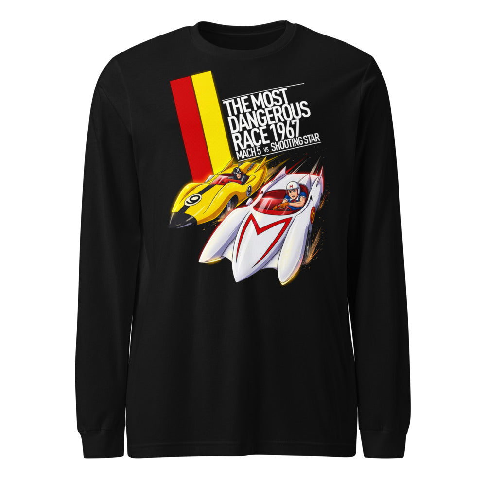 Manga Larga Speed Racer Mach 5 Vs Shooting Star - Frente
