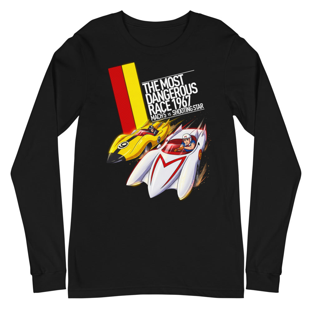 Manga Larga Speed Racer Mach 5 Vs Shooting Star - Plano