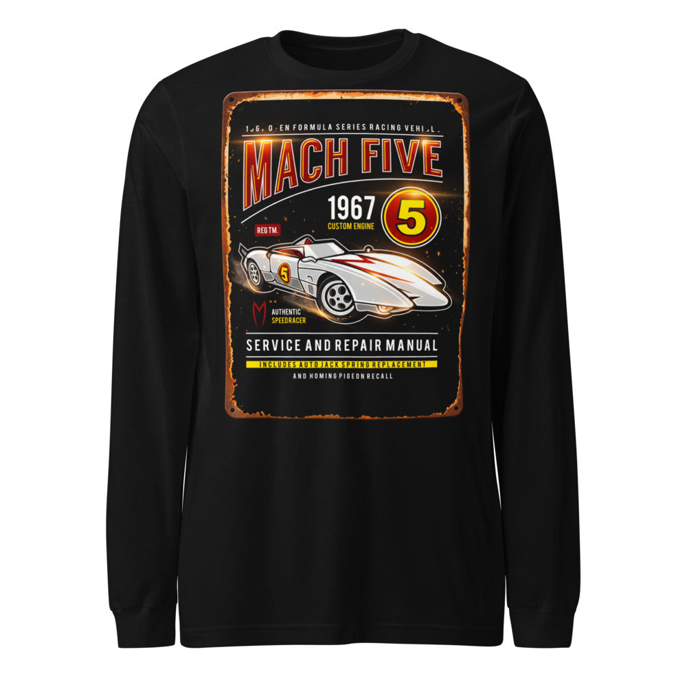Manga Larga Speed Racer Mach Five Service Manual - Frente