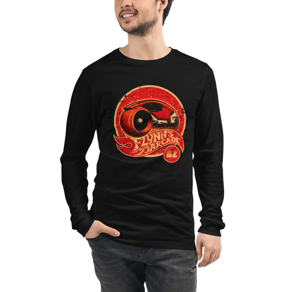 Manga Larga Tron Flynn's Arcade Red Light Cycle - Modelo masculino