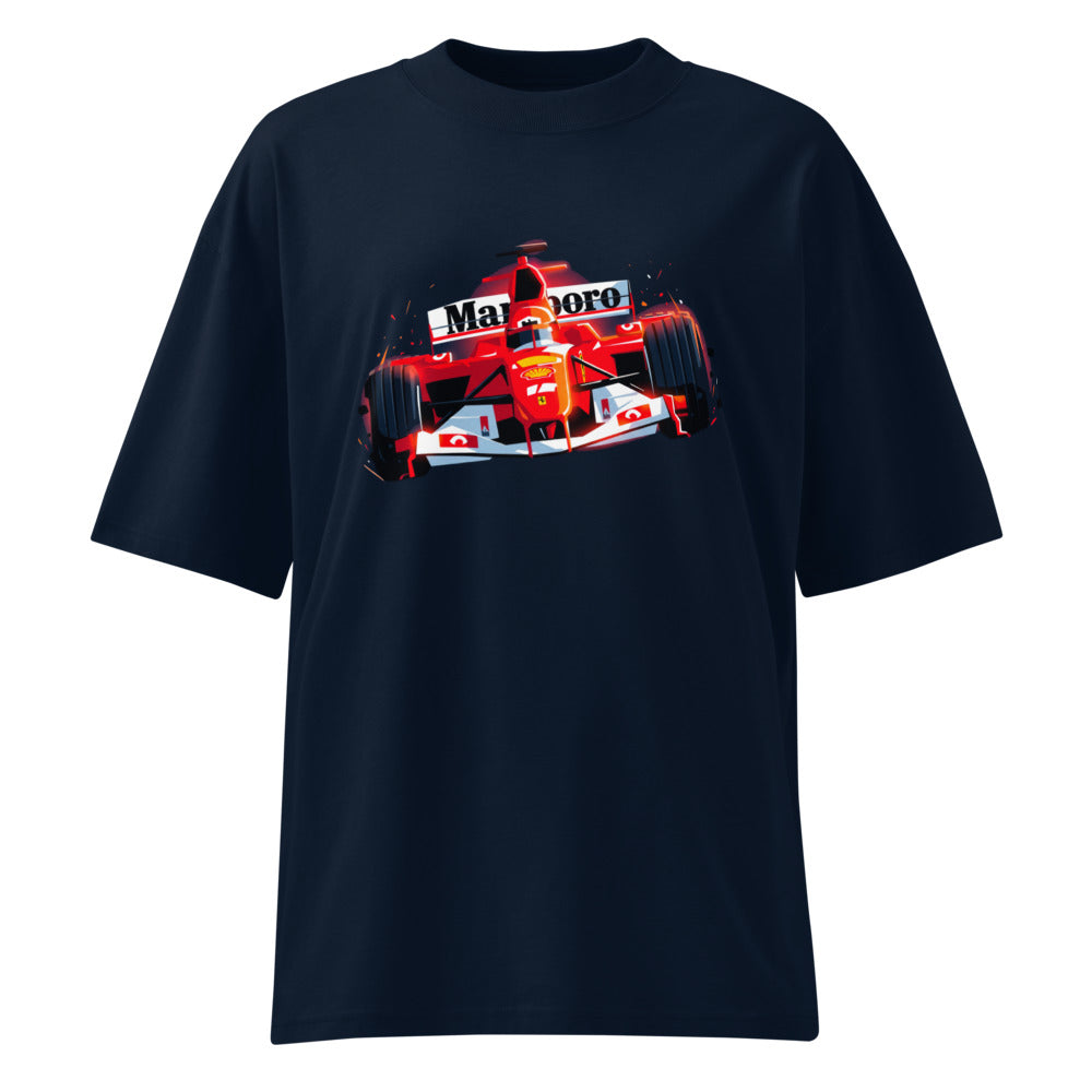 Oversize Ferrari F1 Car Red Glow Sparks - Frente fantasma