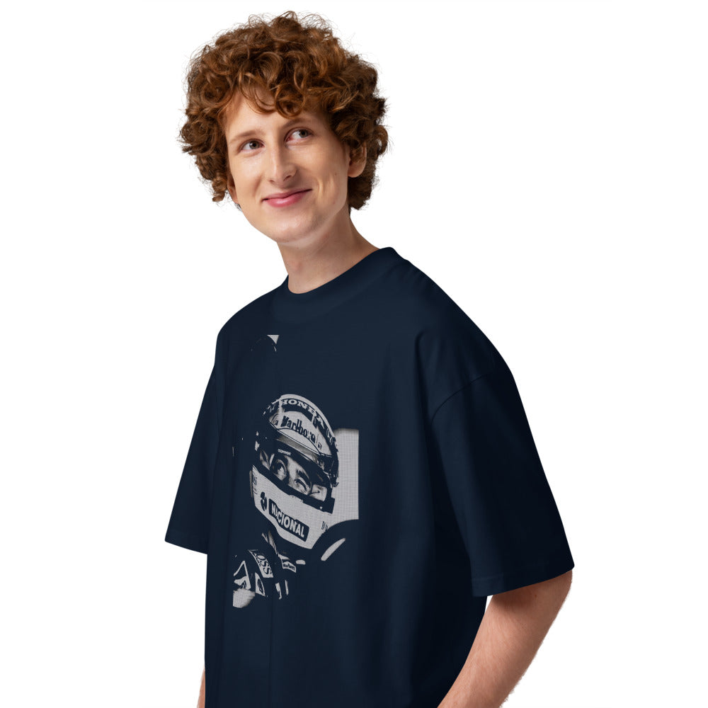 Oversize La Mirada - Modelo masculino lateral