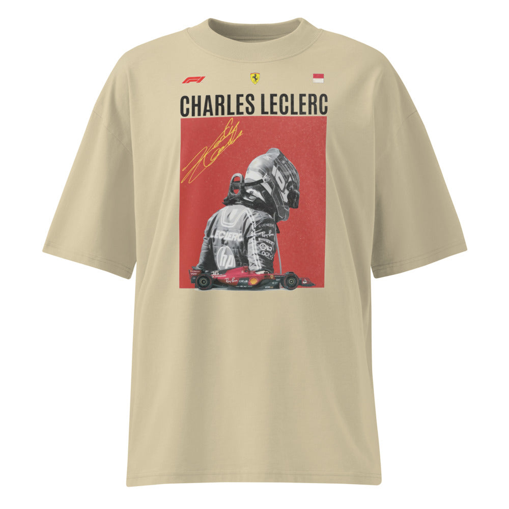 Oversize Charles Leclerc Champion - Frente fantasma