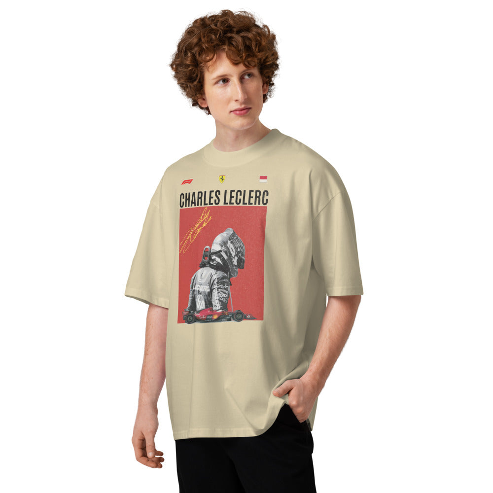 Oversize Charles Leclerc Champion - Modelo masculino