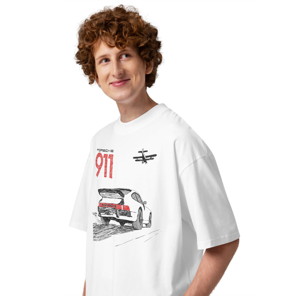 Oversize 911 Porsche - Modelo masculino lateral