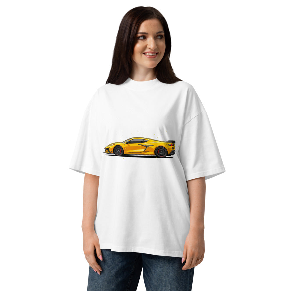 Oversize Corvette C8 Yellow Red Calipers - Modelo femenina