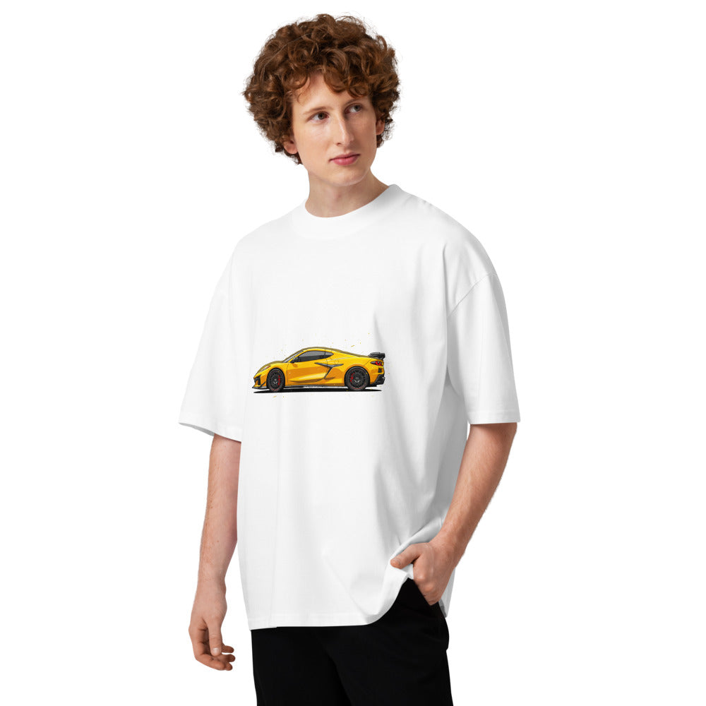 Oversize Corvette C8 Yellow Red Calipers - Modelo masculino