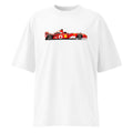 Oversize Ferrari F1 Red Race Car Side Profile - Frente fantasma
