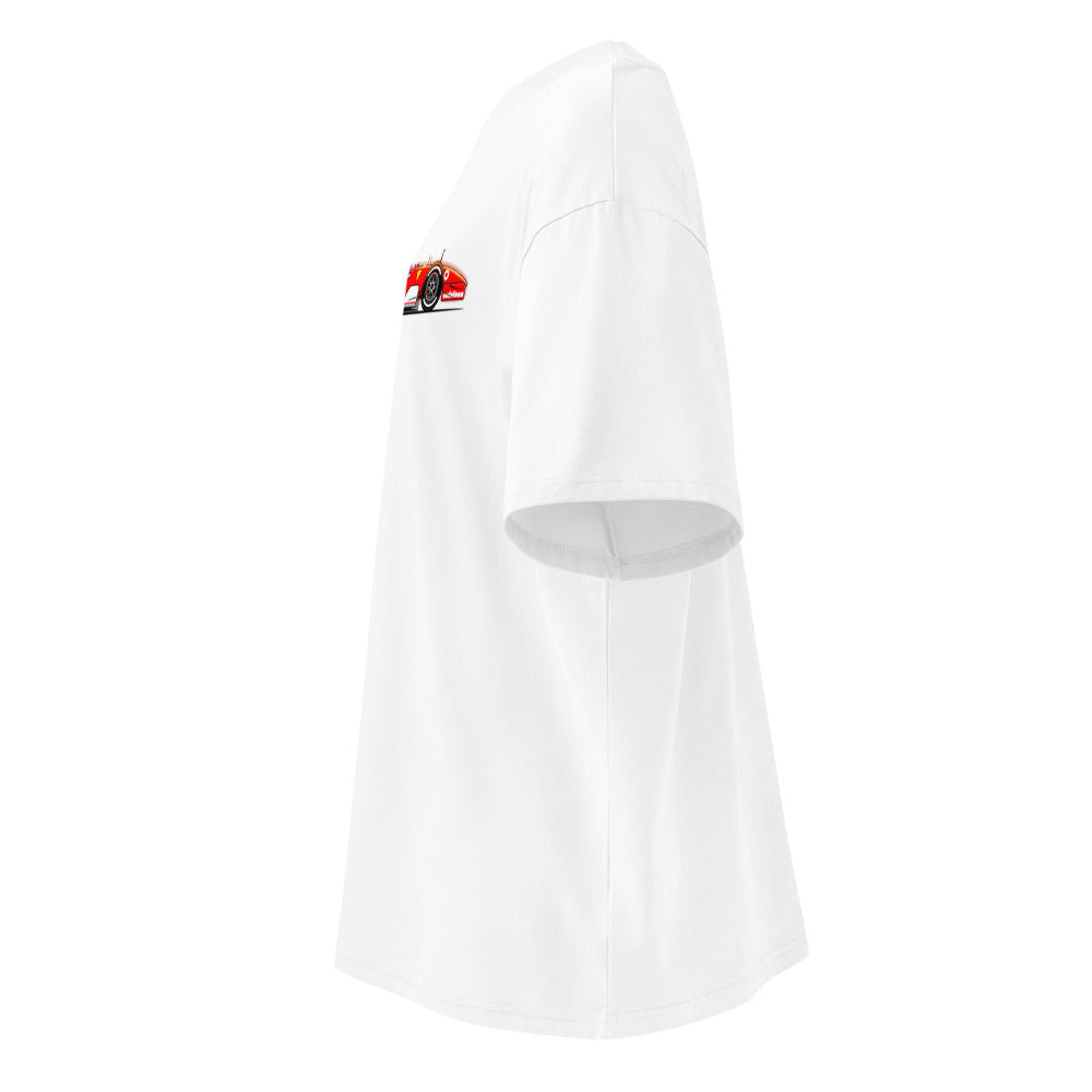 Oversize Ferrari F1 Red Race Car Side Profile - Lateral fantasma