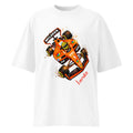 Oversize Lando McLaren F1 Orange Car Sketch - Frente fantasma