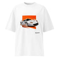 Oversize Porsche 911 GT1 White Orange Sparks - Frente fantasma