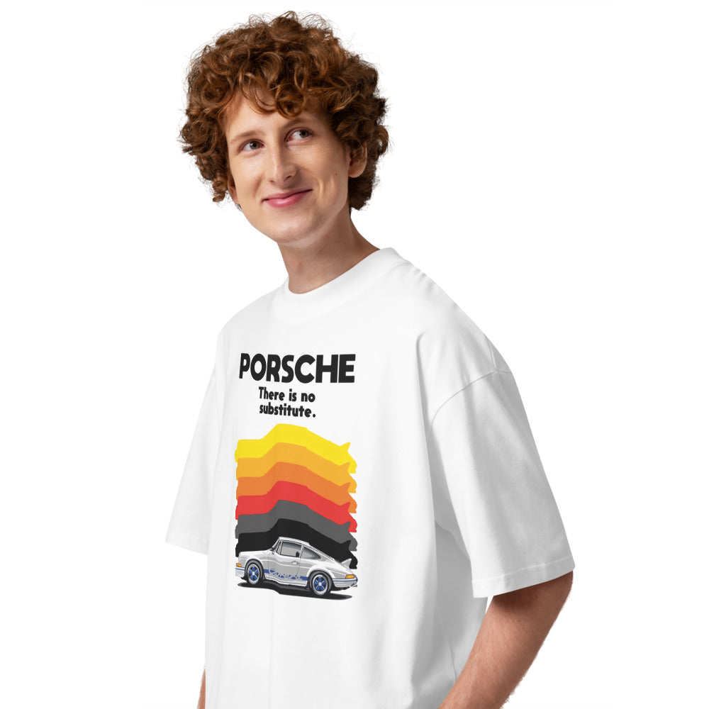 Oversize Porsche No substitute - Modelo masculino lateral