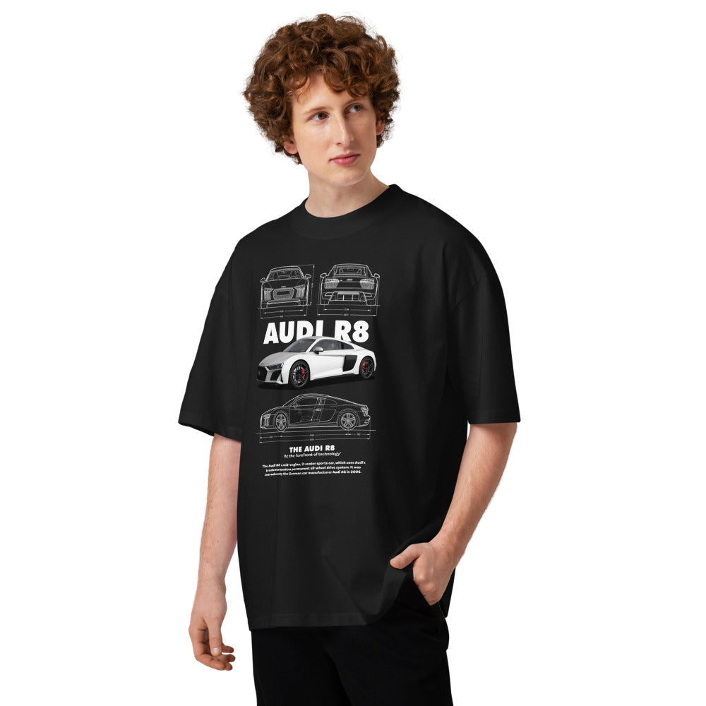 Oversize Audi R8 - Modelo masculino