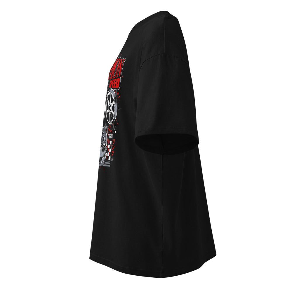 Oversize Demon Speed Oni Mask JDM Tuner - Lateral fantasma
