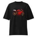 Oversize Ducati Red Superbike Gold Wheels - Frente fantasma