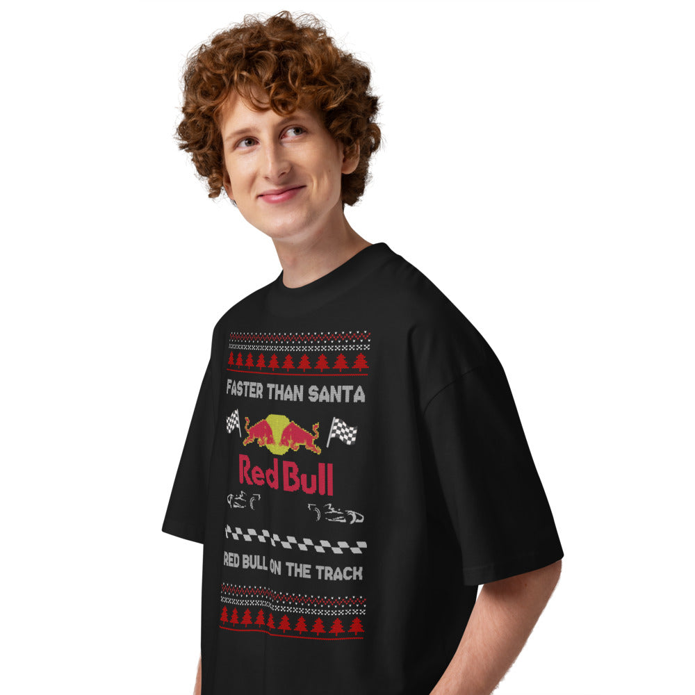 Oversize Faster than Santa - Modelo masculino lateral