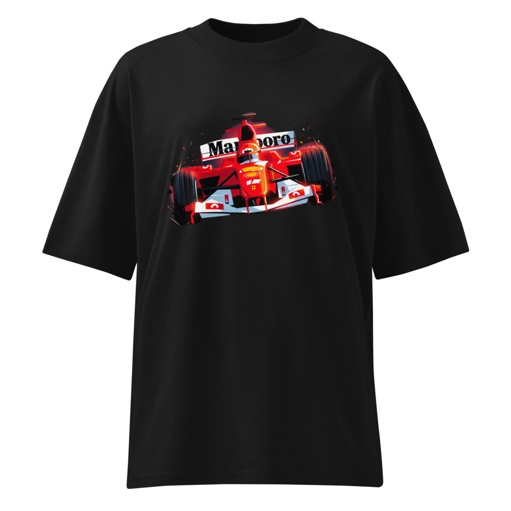 Oversize Ferrari F1 Car Red Glow Sparks - Frente fantasma