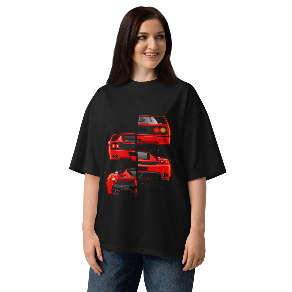 Oversize Ferrari F40 F50 Enzo LaFerrari Rear Split - Modelo femenina