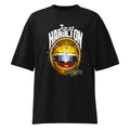 Oversize Gold Carbon Fiber F1 Helmet - Frente fantasma