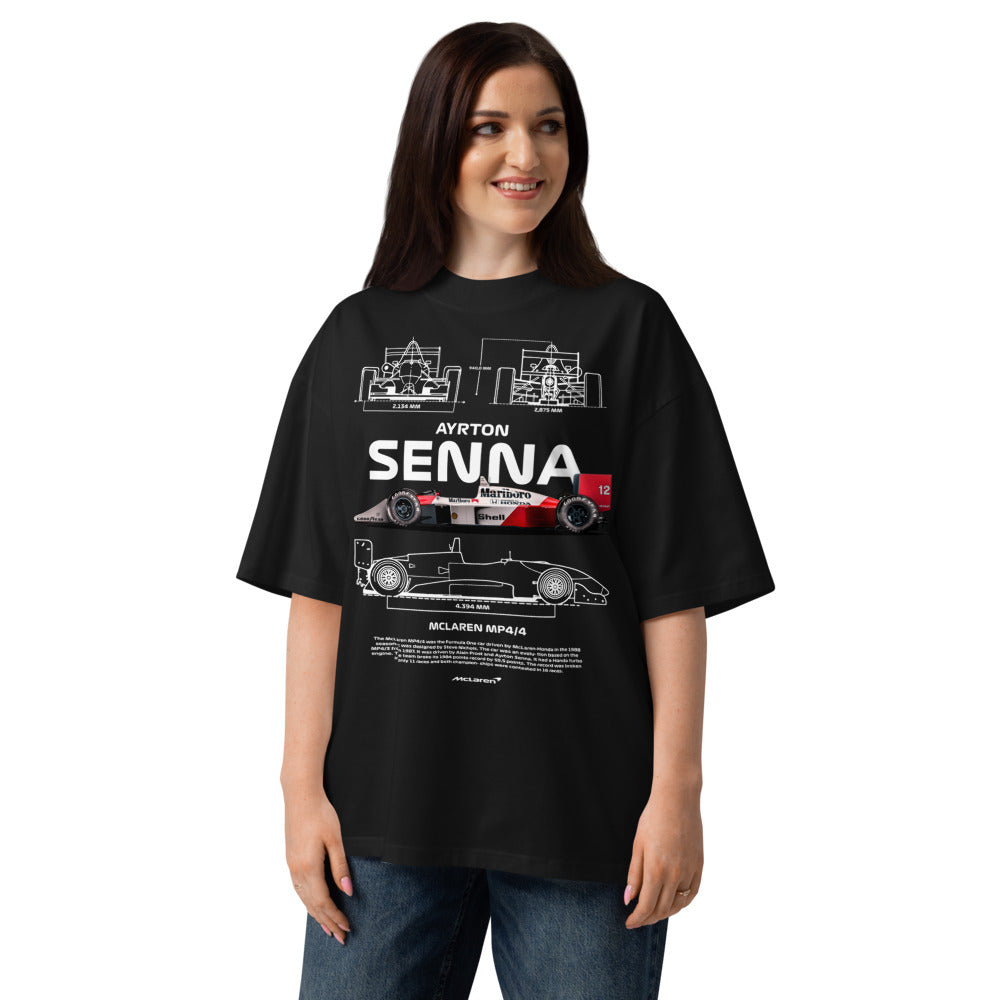 Oversize McLaren MP4/4 - Modelo femenina