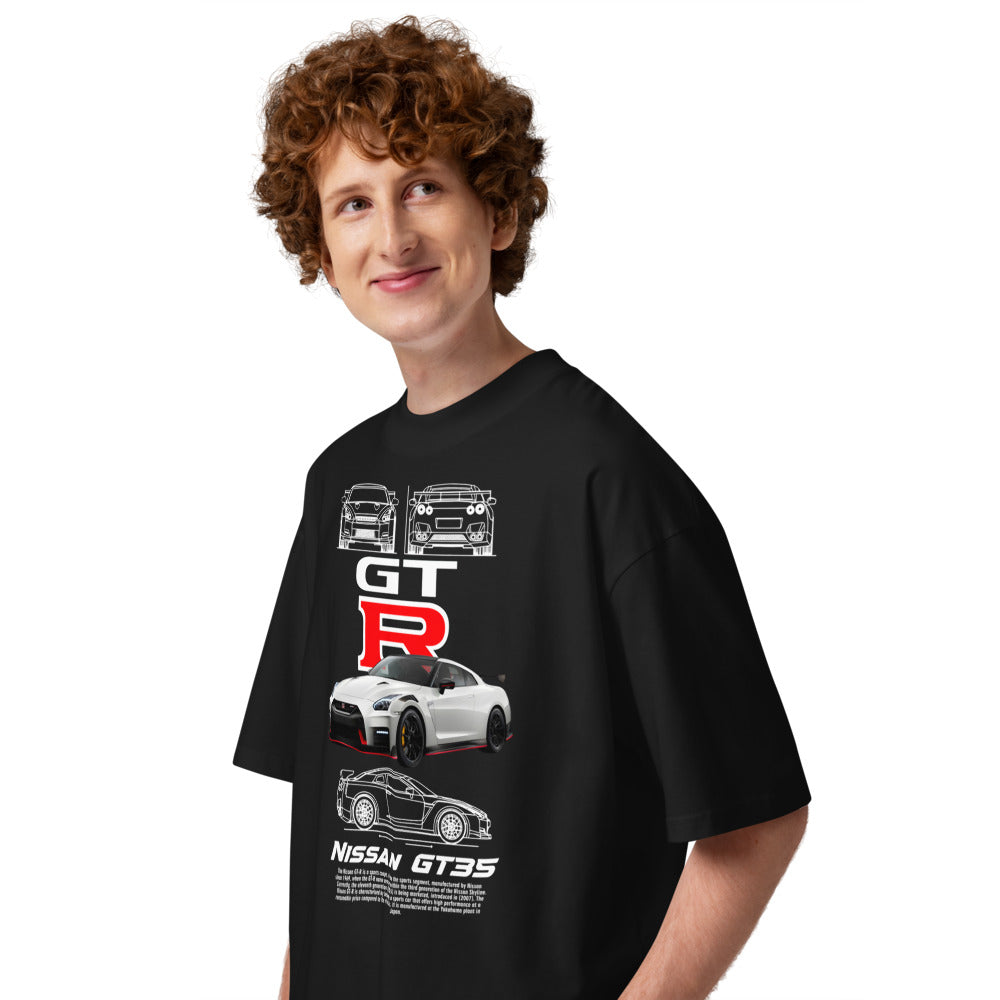 Oversize Nissan GT35 - Modelo masculino lateral