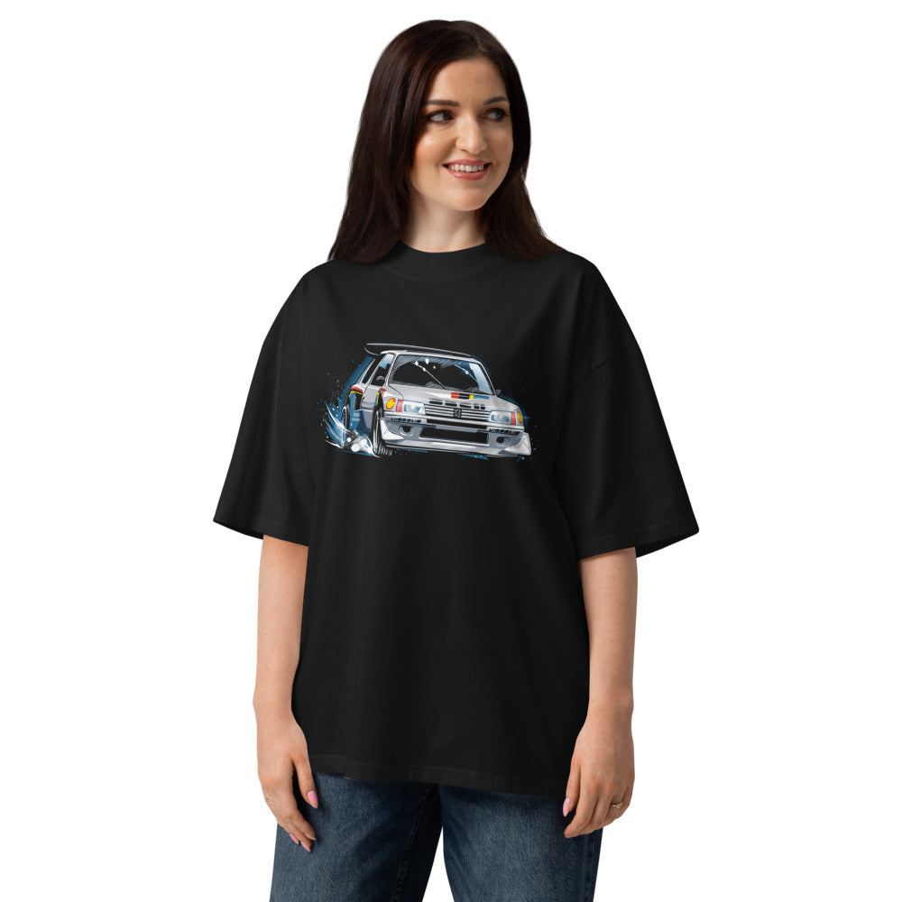 Oversize Peugeot 205 Turbo 16 Rally Snow Drift - Modelo femenina