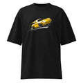 Oversize Porsche 911 Yellow Classic Road Streak - Frente fantasma