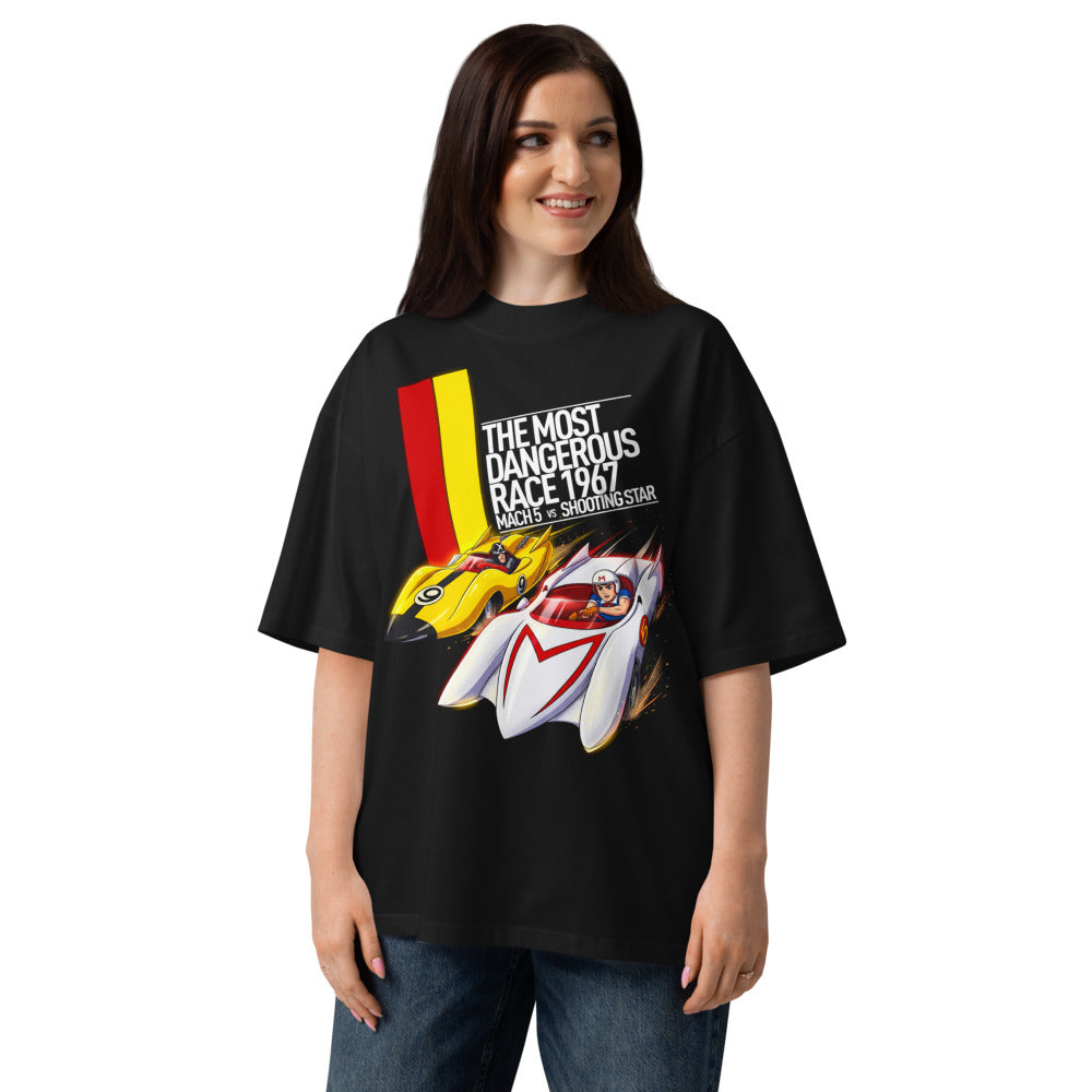 Oversize Speed Racer Mach 5 Vs Shooting Star - Modelo femenina