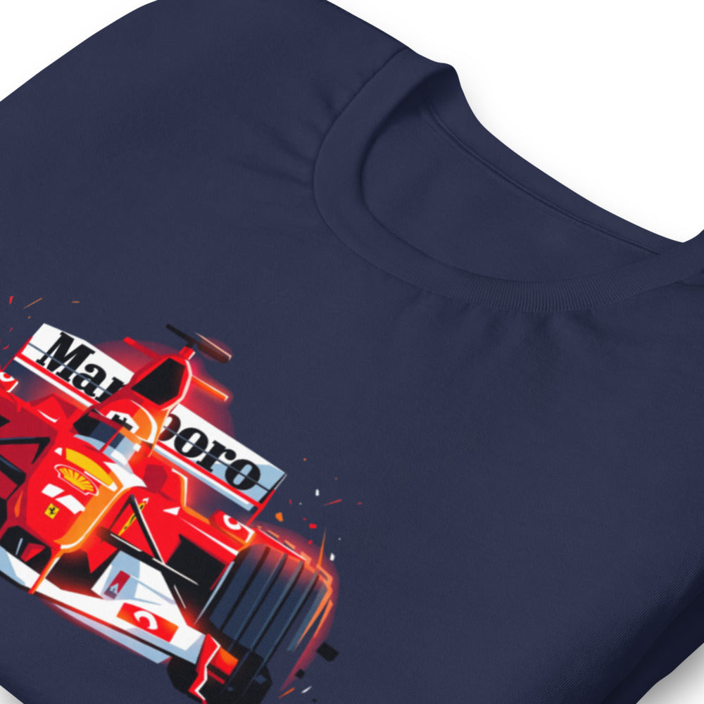 Playera Ferrari F1 Car Red Glow Sparks - Doblado zoom