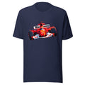 Playera Ferrari F1 Car Red Glow Sparks - Frente grande
