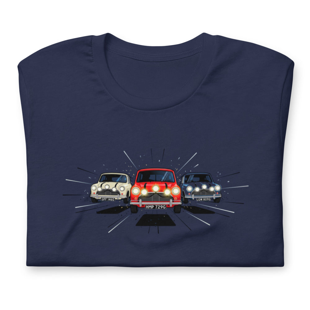 Playera Italian Job Mini Cooper Trio - Doblado