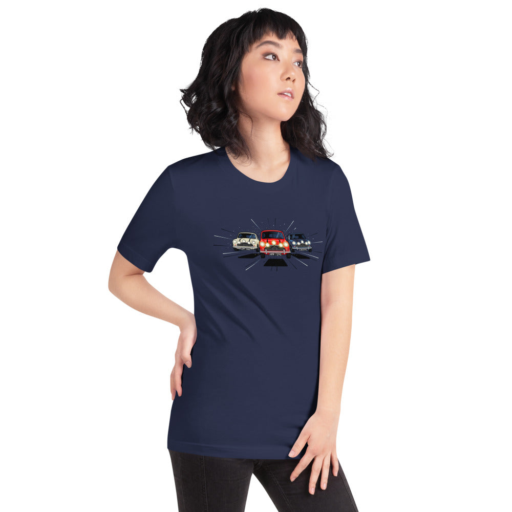 Playera Italian Job Mini Cooper Trio - Modelo femenina