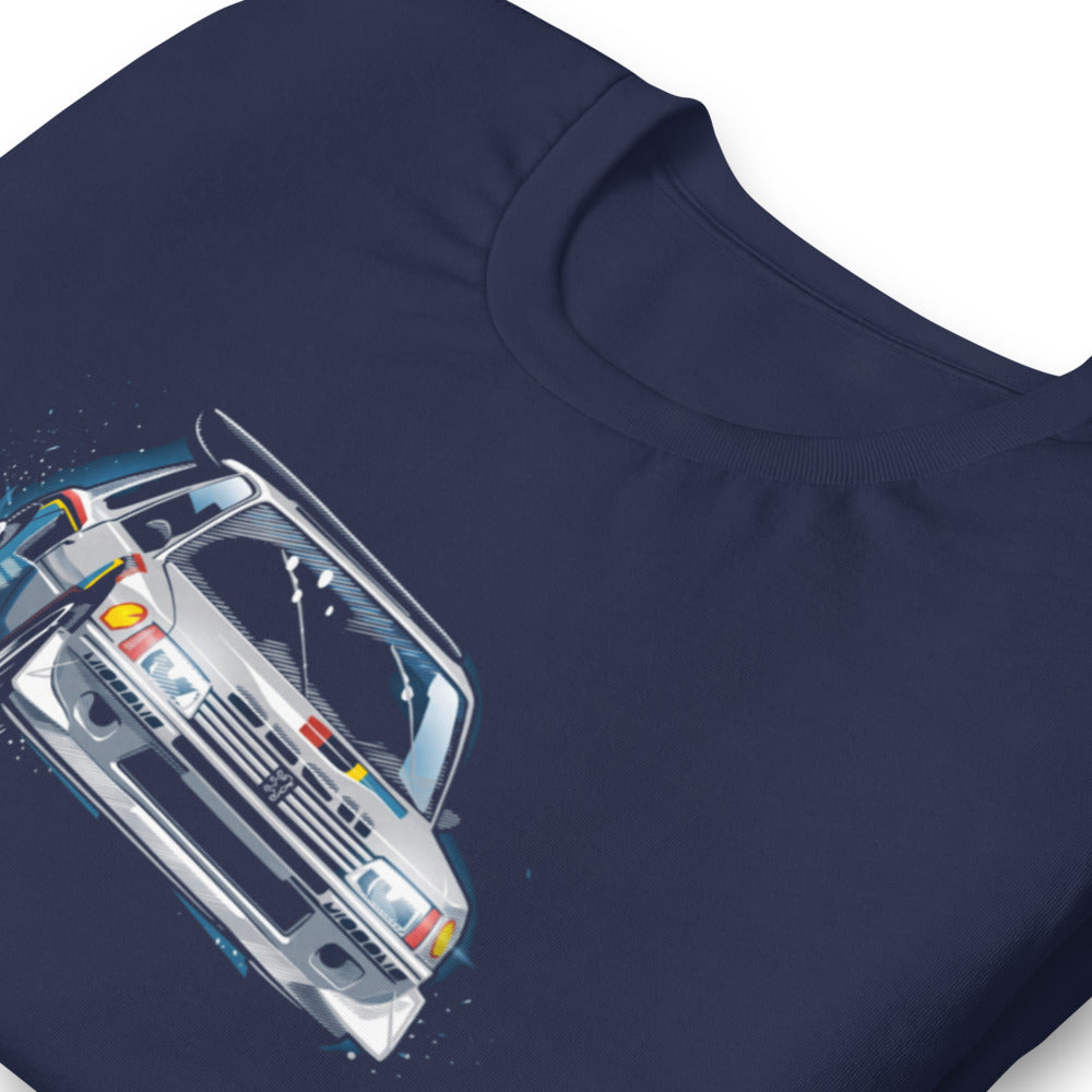 Playera Peugeot 205 Turbo 16 Rally Snow Drift - Doblado zoom