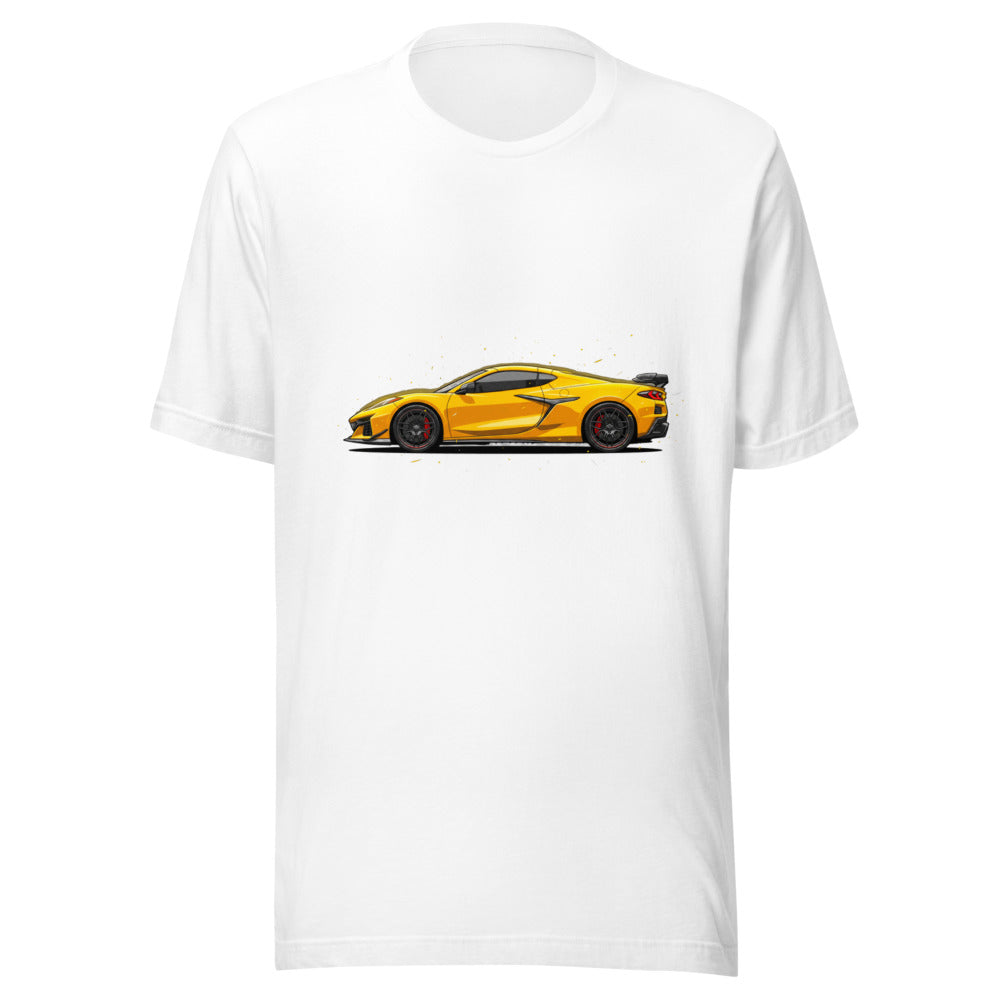 Playera Corvette C8 Yellow Red Calipers - Frente grande