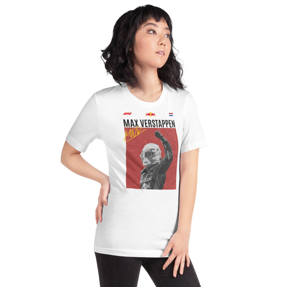 Playera Max Verstappen Champion - Modelo femenina