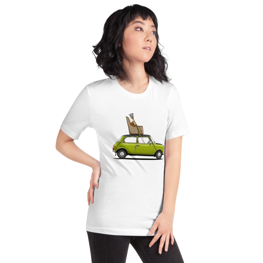 Playera Mr Bean Green Mini Armchair Teddy - Modelo femenina