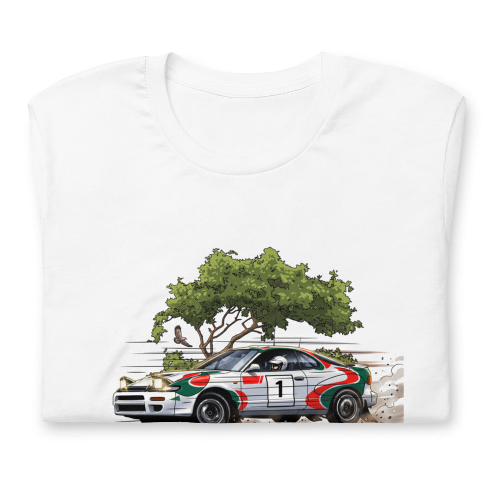 Playera Rally Car Number 1 Dirt Drift - Doblado