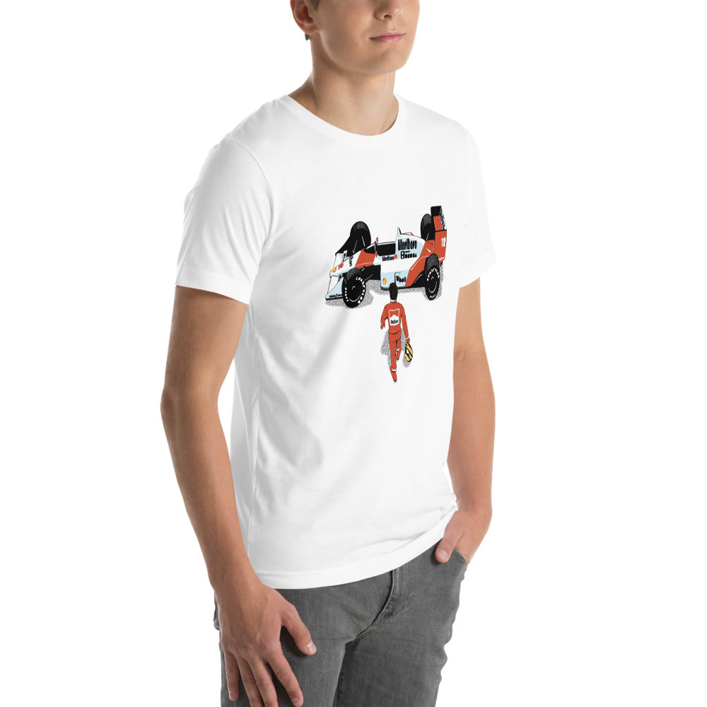 Playera Senn-sai - Modelo masculino lateral