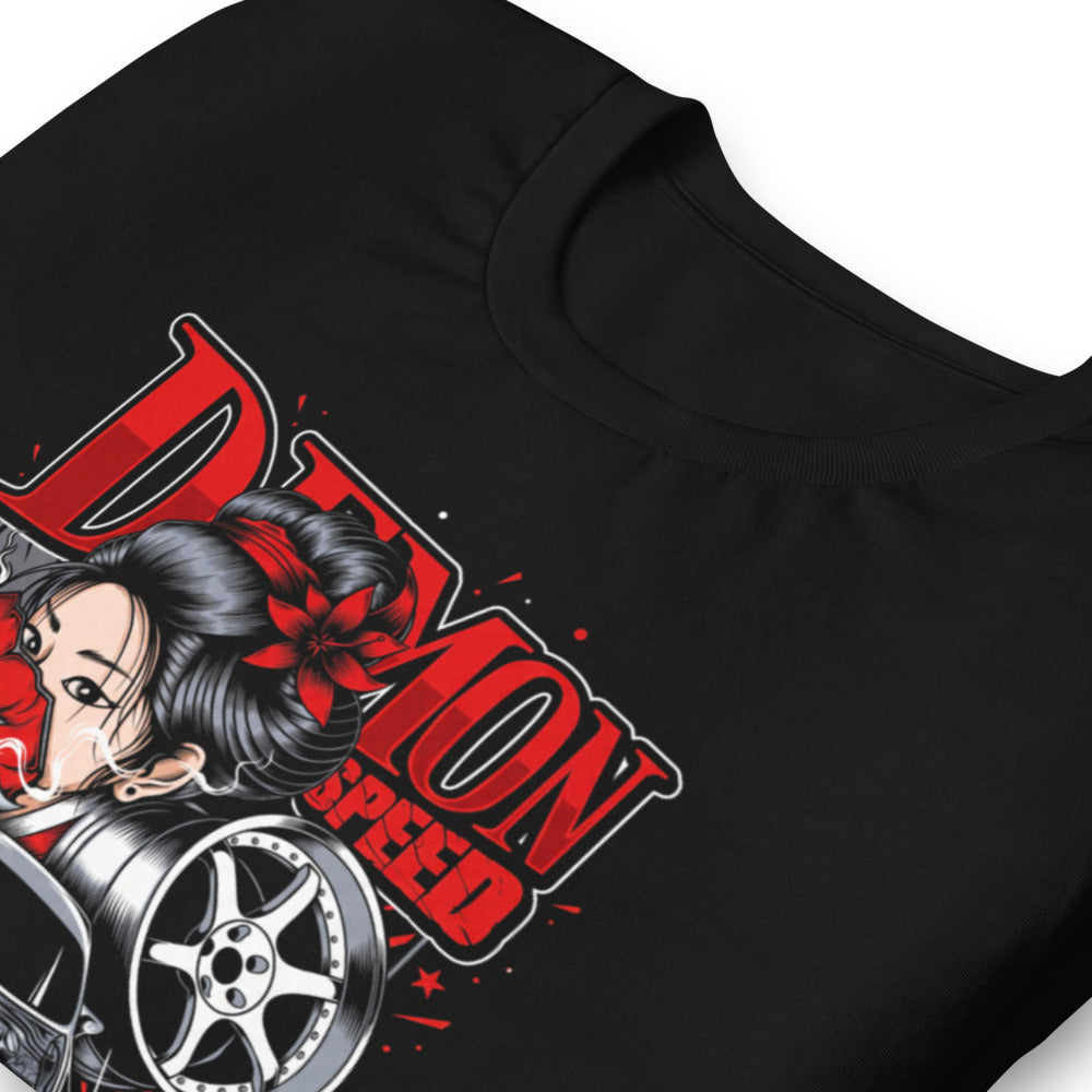 Playera Demon Speed Oni Mask JDM Tuner - Doblado zoom