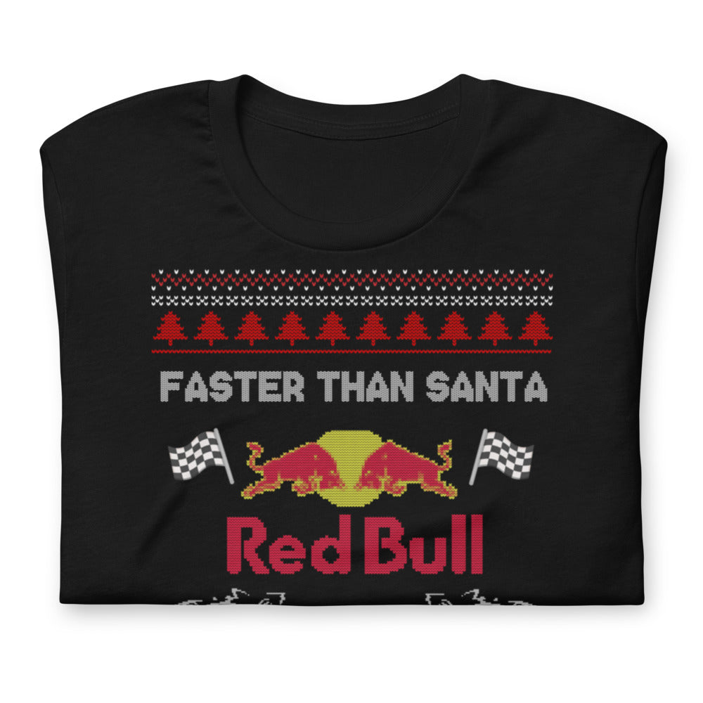 Playera Faster than Santa - Doblado
