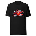 Playera Ferrari F1 Car Red Glow Sparks - Frente grande
