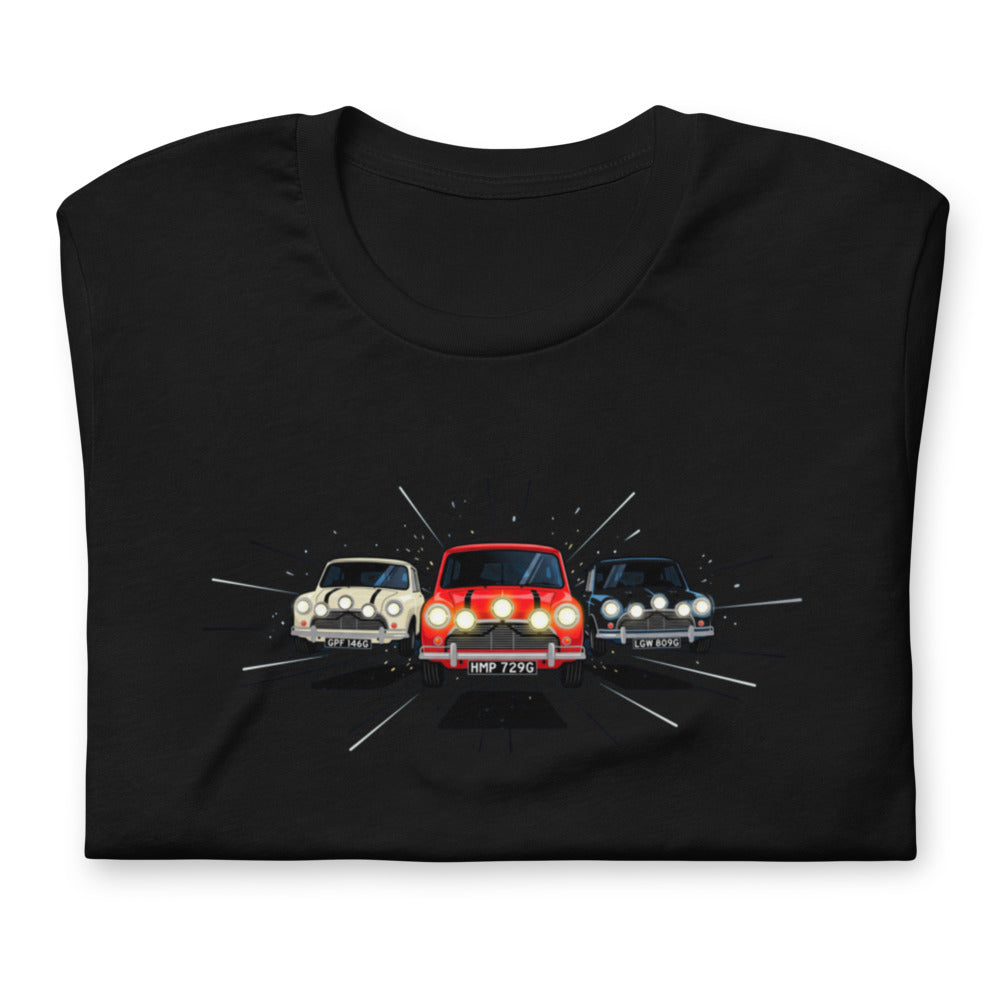 Playera Italian Job Mini Cooper Trio - Doblado