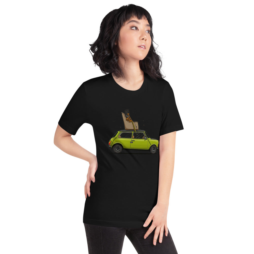 Playera Mr Bean Green Mini Armchair Teddy - Modelo femenina