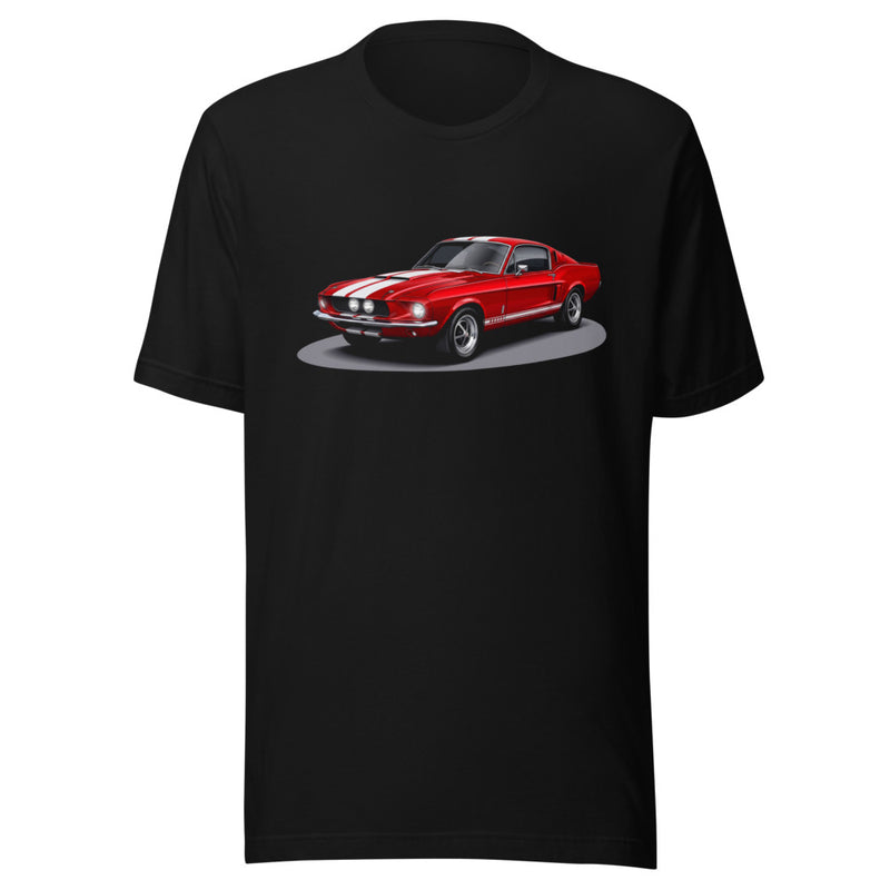 Red Mustang Shelby Muscle Car