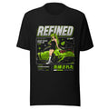 Playera Refined Green Widebody Coupe Anime Girl - Frente grande